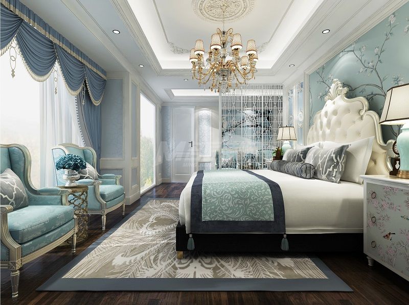 遠(yuǎn)辰山水860㎡次臥歐式裝修風(fēng)格效果圖